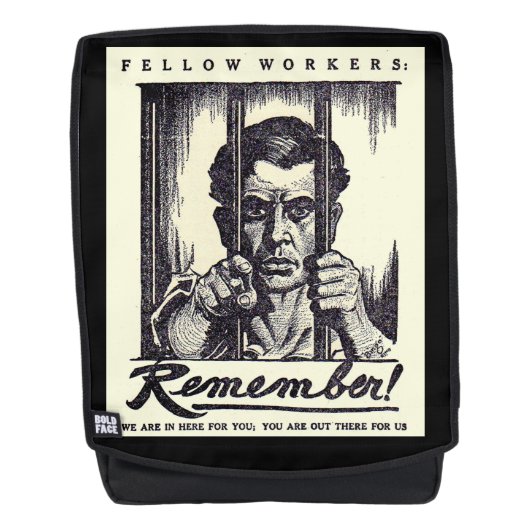 1917 Gele arbeiders herinneren zich nog! Rugtassen (Voorkant)