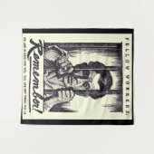 1917 Gele arbeiders herinneren zich nog! Wandkleed (Voorkant (horizontaal))