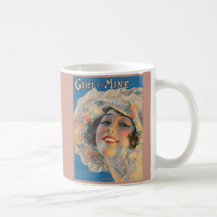 1917 Girl of Mine bladmuziek cover Koffiemok