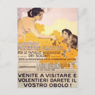1917 Italiaans Poster Briefkaart