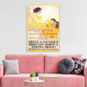 1917 Italiaans Poster Canvas Afdruk (Insitu (Woonkamer))