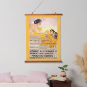  1917 Italiaans Poster Hangend Wandkleed (Slaapkamer)