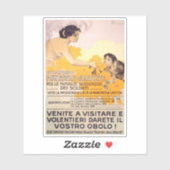  1917 Italiaans Poster Sticker (Vel)