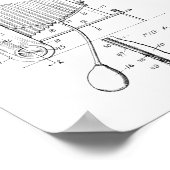 1917 Kunsttekenafdrukken voor camera-opvouwcamera Poster (Hoek)