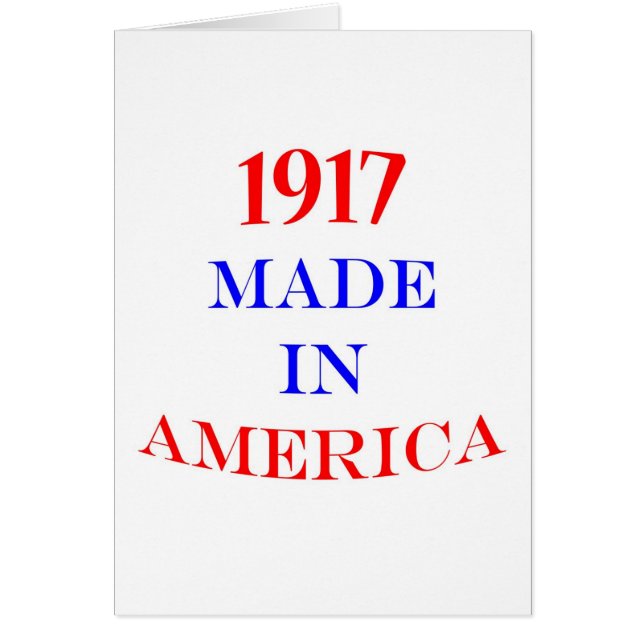 1917 Made in America (Voorkant)