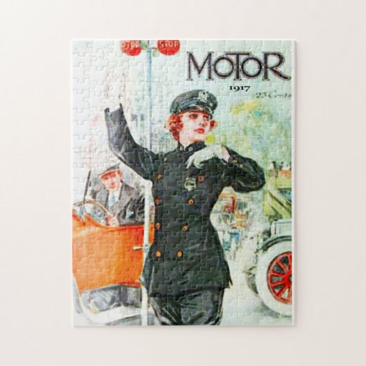 "1917 Motor Magazine" Legpuzzel (Verticaal)