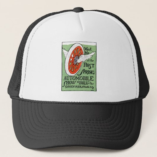 1917 New Jersey Spring Auto Show Trucker Pet (Voorkant)