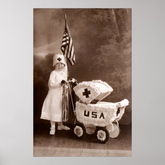 1917 Patriottische verpleegkunde Poster (Voorkant)