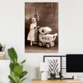 1917 Patriottische verpleegkunde Poster (Thuiskantoor)