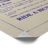 1917 Poster voor fietsenmarketing en -kunst (Hoek)