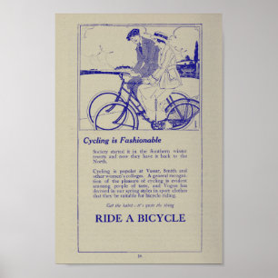 1917  Poster voor fietsenmarketing en -kunst