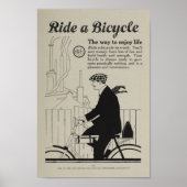 1917  Poster voor fietsenmarketing en -kunst (Voorkant)