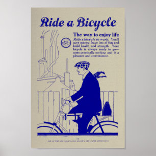 1917  Poster voor fietsenmarketing en -kunst