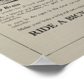 1917 Poster voor fietsenmarketing en -kunst (Hoek)