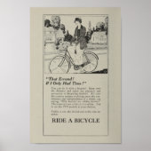 1917  Poster voor fietsenmarketing en -kunst (Voorkant)