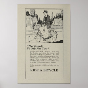 1917  Poster voor fietsenmarketing en -kunst