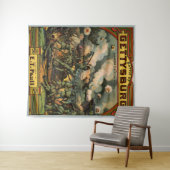 1917 The Battle of Gettysburg sheet music print Wandkleed (In Situ (horizontaal))