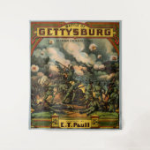 1917 The Battle of Gettysburg sheet music print Wandkleed (Voorkant)