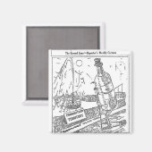 1917 Verbod Cartoon Magneet (Voorkant / Achterkant)