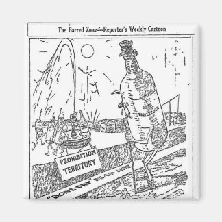 1917 Verbod Cartoon Magneet