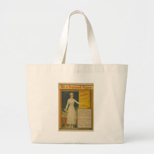 1917 WOI-poster Wees een opgeleide verpleegster - Grote Tote Bag