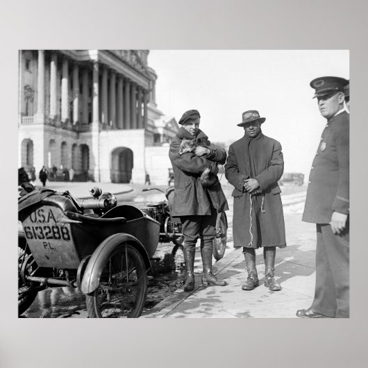 1918 Autowrak Poster (Voorkant)