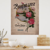 1918 Breng me een Roos Poster (Keuken)