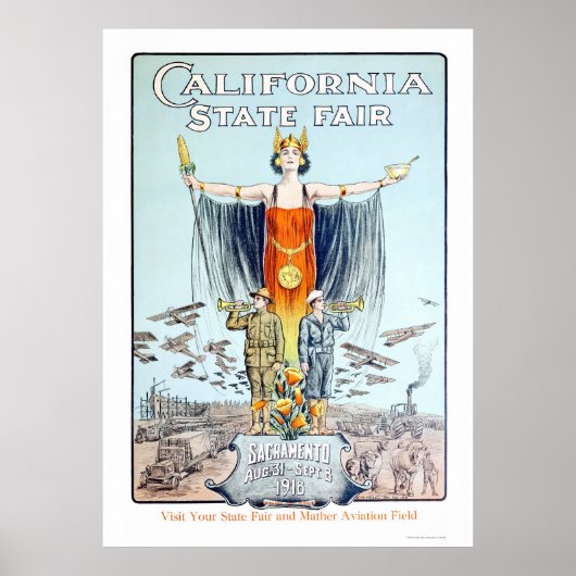 1918 California State Fair Poster (Voorkant)