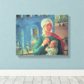 1918 in Petrograd, 1920 Canvas Afdruk (Insitu (Houten vloer))
