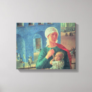 1918 in Petrograd, 1920 Canvas Afdruk