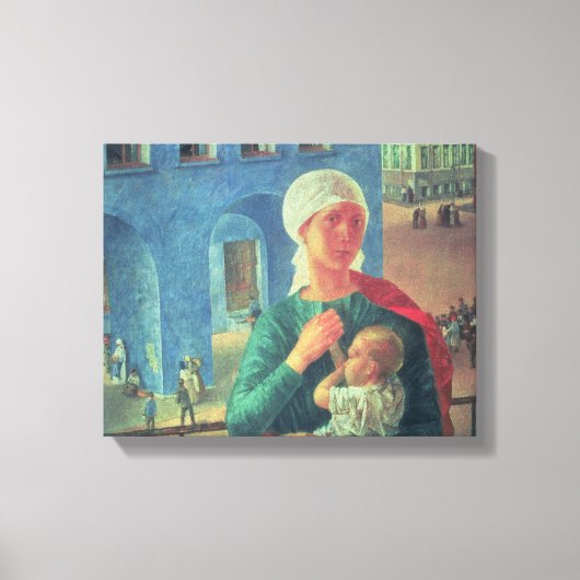 1918 in Petrograd, 1920 Canvas Afdruk (Voorkant)