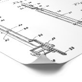 1918 Kunstafdrukken zonder wirwar van fietsen Poster (Hoek)