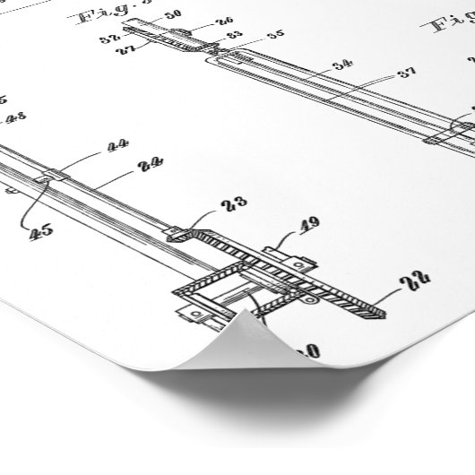 1918 Kunstafdrukken zonder wirwar van fietsen Poster (Hoek)