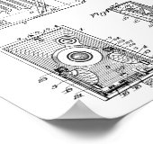 1918 Kunsttekenafdrukken voor camera-vouwcamera Poster (Hoek)