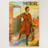 "1918 Motor  tijdschrift" Legpuzzel (Verticaal)