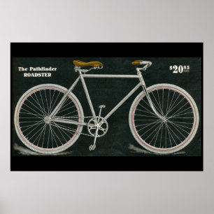 1918  Pathfinder-fiets en kunstartikel-Poster Poster