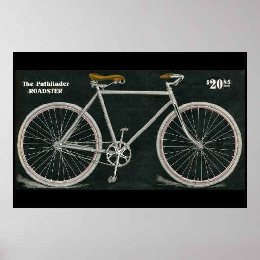 1918  Pathfinder-fiets en kunstartikel-Poster Poster (Voorkant)