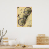 1918  Pathfinder-fiets en kunstartikel-Poster Poster (Keuken)