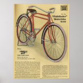 1918  Pathfinder-fiets en kunstartikel-Poster Poster (Voorkant)