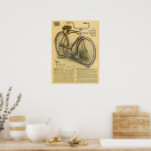 1918  Poster met wielrenner superbe en kunstvoorwe (Keuken)