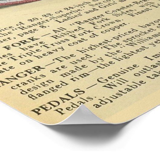 1918  Ranger Bicycle & Art Poster (Hoek)