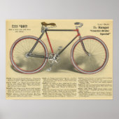 1918  Ranger Bicycle & Art Poster (Voorkant)