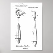1918 Reflex Hammer Patent Art-afdrukken Poster (Voorkant)