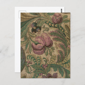 1918  Rich Floral Tapestry Brocade Damask Briefkaart