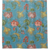 1918  Rich Floral Tapestry Brocade Damask Douchegordijn (Voorkant)