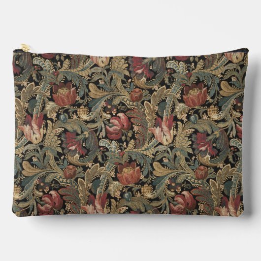 1918  Rich Floral Tapestry Brocade Damask Etui (Voorkant)