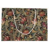 1918  Rich Floral Tapestry Brocade Damask Groot Cadeauzakje (Achterkant)