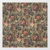 1918  Rich Floral Tapestry Brocade Damask Raamsticker (Vel)