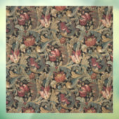 1918  Rich Floral Tapestry Brocade Damask Raamsticker (Vel 3)