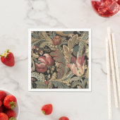 1918  Rich Floral Tapestry Brocade Damask Servet (Insitu)